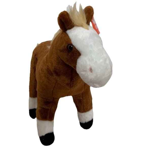 NEW Wild Republic Cuddlekins 12" Brown Equestrian Horse Plush Toy Stuffed Animal - Picture 4 of 5